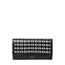 FLAP WALLET IN MOSAICO BLACK/OFF WHITE