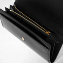 FLAP WALLET IN MOSAICO BLACK/OFF WHITE