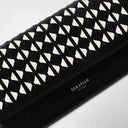 FLAP WALLET IN MOSAICO BLACK/OFF WHITE