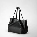 SMALL SECRET BAG IN RUGIADA LEATHER BLACK