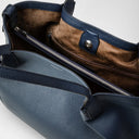SMALL SECRET BAG IN RUGIADA LEATHER NAVY BLUE
