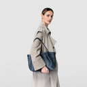 SMALL SECRET BAG IN RUGIADA LEATHER NAVY BLUE