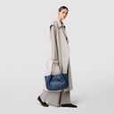 SMALL SECRET BAG IN RUGIADA LEATHER NAVY BLUE