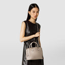 Small Luna handbag in Rugiada leather blends Milanese style