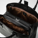 curved Luna handbag in precious and soft Rugiada leather