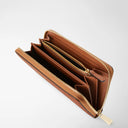 MINI ZIP WALLET RUGIADA CUOIO