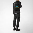 DOUBLE ZIP BACKPACK IN STEPAN SPACE INVADERS BLACK