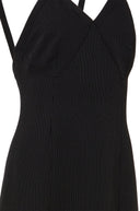 DALOOD SLIP DRESS W OPEN, COLOR BACK