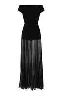 DALOOD ANNETTE DRESS, COLOR BLACK