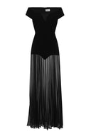 DALOOD ANNETTE DRESS, COLOR BLACK