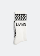 SOCKS WHITE BLACK