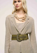 DANIA GRN  BEIG BELT