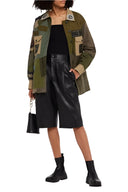 Dolce & Gabbana Military Green Cotton Button Down Jacket