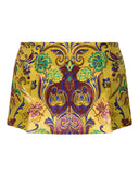 Dolce & Gabbana Multicolor Floral Jacquard Mid Waist Mini Skirt