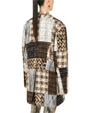Dolce & Gabbana Multicolor Patchwork Button Down Jacket