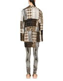 Dolce & Gabbana Multicolor Patchwork Button Down Jacket