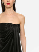 Dolce & Gabbana Black Silk Shift Short Mini Party Dress