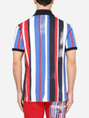 Dolce & Gabbana Multicolor Cotton Polo Top T-shirt