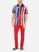 Dolce & Gabbana Multicolor Cotton Polo Top T-shirt