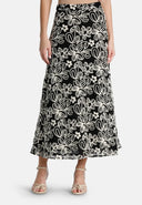 TENENTE BLK OFF WHT SKIRT