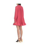 LONG SLEEVES MINI DRESS WITH RUFFLES  MANGO