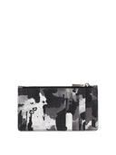 Dolce & Gabbana Multicolor Camouflage Logo Plaque Coin Purse Wallet