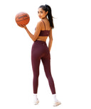 Sicily Sports Bra - Burgundy