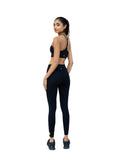 Main character energy Sports Bra - Black