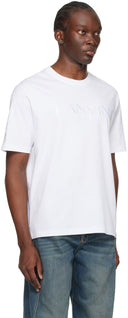 CLASSIC LANVIN PARIS EMBR TEE-SHIRT-OPTIC WHITE