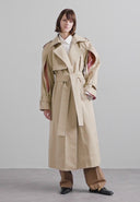 VICTORIA BECKHAM DECONSTRUCTED T24:53RENCH DARK SAND