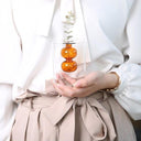 MESMERIZED YVES COLOURED GLASS VASE SHORT