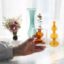 MESMERIZED YVES COLOURED GLASS VASE SHORT