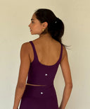 Valencia Sports Bra - Aubergine