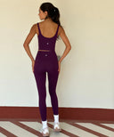 Valencia Leggings - Aubergine