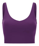Valencia Sports Bra - Aubergine